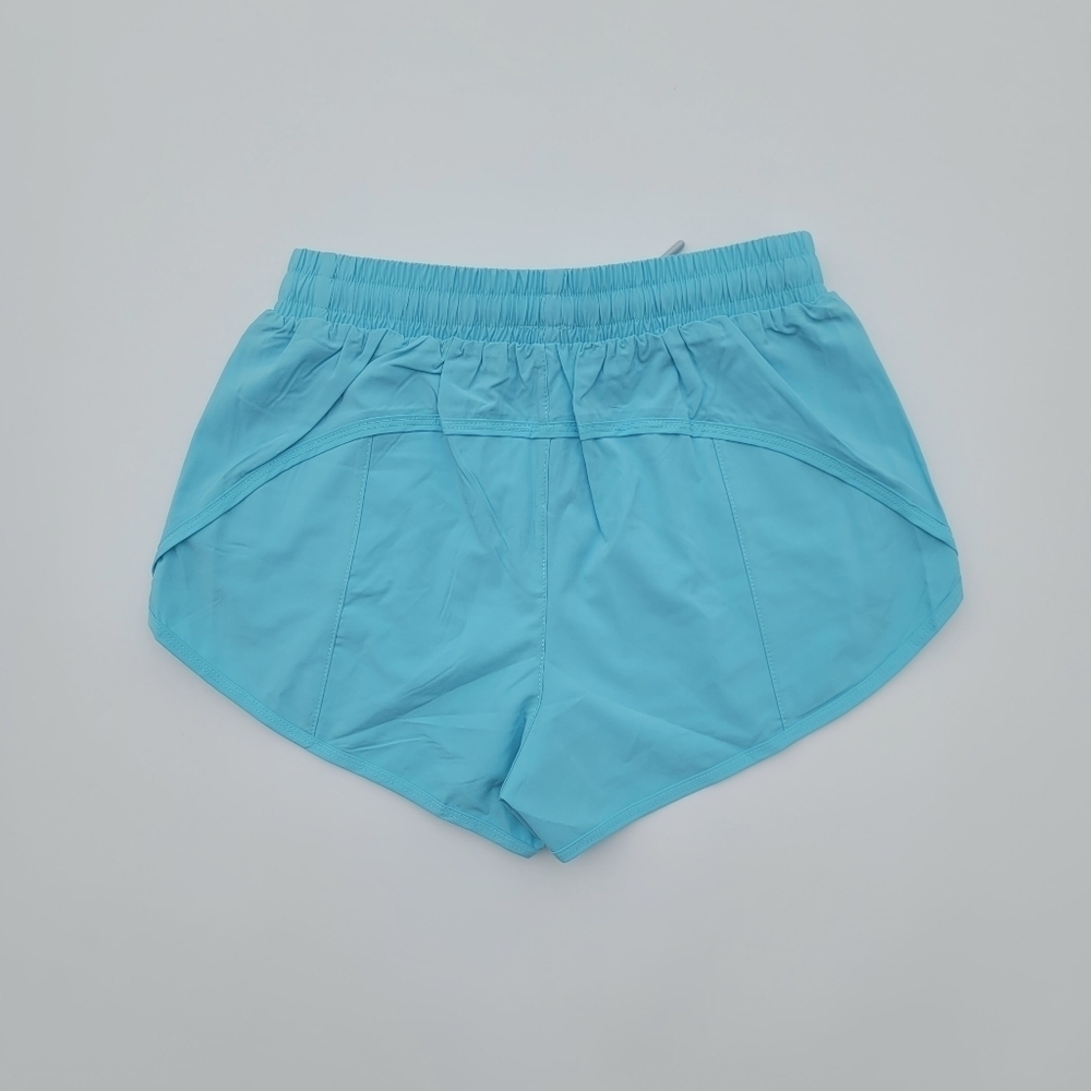Pedigree FreeRUN High Waist Lined Shorts with Zipper Pockets | Blue - Picture 3 of 9